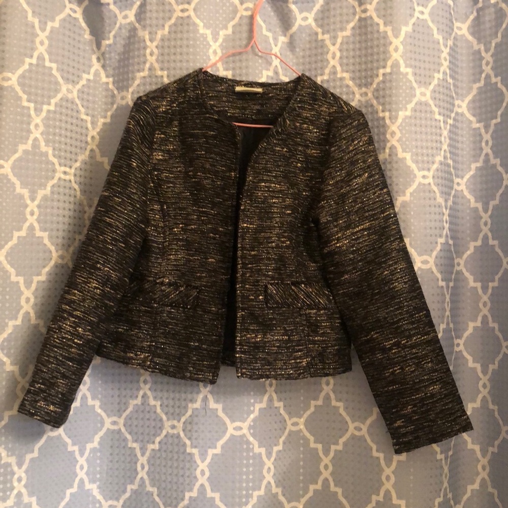 Black and gold Jacket.